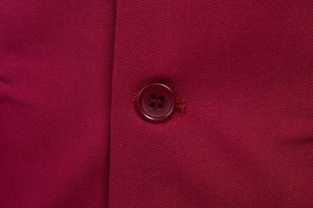 Rdeča Slim Fit Obleko Telovnik Waistcoat Moških 2020 Pomlad Novo Slim Fit V Vratu Obleko Mens Majice Poroko Ženina Stranka Jopičem Gilet Homme 6XL