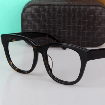 Zerosun blagovne Znamke Očala Okvir Moški Ženske Italija Letnik Očala za Optična Očala Črna Očala Tortoise Retro Ponaredek Moda