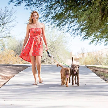 ABS Samodejno Zložljive Vlečna Vrv Z Dvema-vodi Ustvarjalne Pes Povodec za Psa Verige Hišne Oskrbe psa accessorie za Hišne ljubljenčke na Prostem
