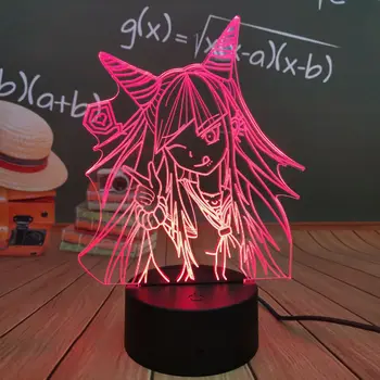 Anime 3D Noč Svetlobe Danganronpa V3 Ubijanje Harmonijo Igra Lučka Kokichi Oma za Spalnica Dekor Otroci Darilo Kokichi Oma Svetlobe