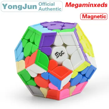 YongJun MGC Magnetni 3x3x3 Megaminxeds Magic Cube YJ 3x3 Dodecahedron Magneti Hitrost Puzzle Izobraževalne Igrače Za Otroke