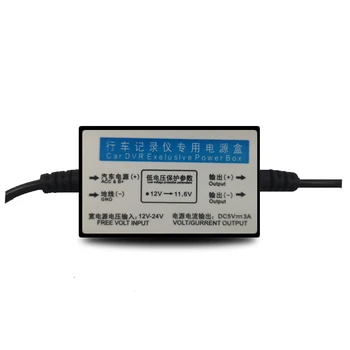 12/24V na 5V 2.5 Mini USB Hardwire Kit DVR Napajalnik Kabel za M11 M06 GS63H A12 PG02 Dash Cam, Nizko Napetostjo 3M