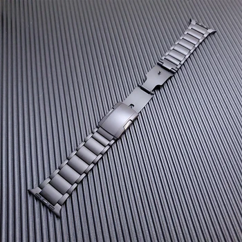 Luksuzni titanove zlitine Kovin Watchband Za Apple Watch 6 SE Band povezavo Zapestnica za iWatch 44 mm 40 mm trak Accessorie