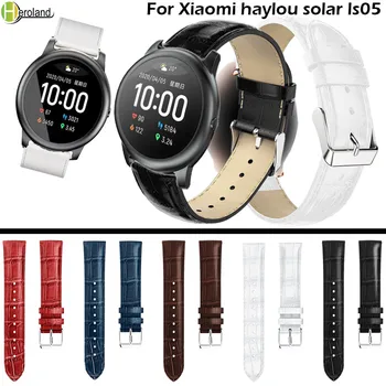 Smart manšeta watchband trak Za Xiaomi haylou sončne ls05 Zapestnica Pravega Usnja za Haylou Sončne LS05 Pribor pasu nova