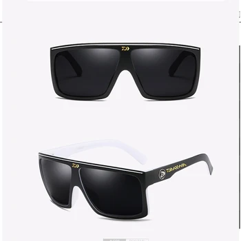 Daiwa Polarizirana Night Vision Pilotni Ribolov sončna Očala za Moške Retro Moška sončna Očala Za Moške UV400 Luksuzni Ogledalo Odtenki Oculos