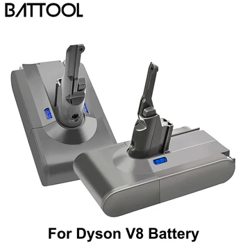 Battool Za V8 6000mAh za 21,6 V Baterija Za Dyson V8 Baterije Absolutno V8 Živali Li-ion sesalnik Akumulatorska Orodja Baterije