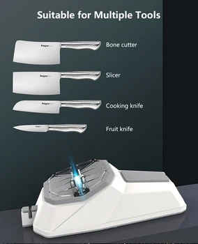 1PC Električni Nož Ostra USB Polnjenje Motorja Žrvanj Večnamensko Gospodinjski Profesionalni Brusni Kuhinja Orodja