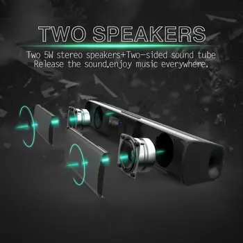 Nova BS-28A Prenosni Bluetooth Brezžični Zvočnik 3D Surround Boljši Bas Bluetooth 5.0 Obseg Domačega Kina Kanalni AUDIO Soundbar