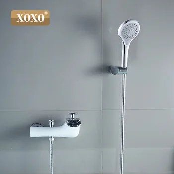 XOXO Kadi pipo, kroma, bakra, tuš mešalnik tapnite eno predelavo dvojni nadzor kopalnica tuš pipa 83003W