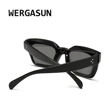 WERGASUN 2020 Mačka Oči Vintage sončna Očala Ženske Modni Kvadratnih sončna Očala Seksi Dame Eyewears UV400 Očala Očala