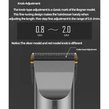 2020 ENCHEN Oster X Profesionalne frizerske Clipper Rezalniki Za Moške Odrasle 5 Prestav Brezžično Polnjenje Obraza Lase Rezilo Stroj