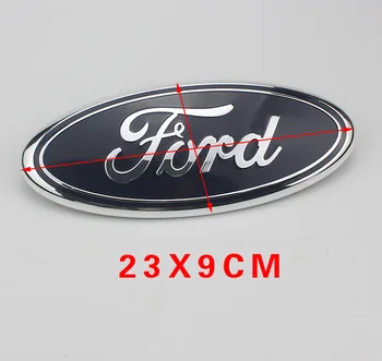 1pcs Avto Kapuco Spredaj Emblem Zadaj Značko Nalepke Modri LOGOTIP za Forda Focus 2 3 1 MK2 MK3 MK1 Fusion MK4 MK6 Explorer Avto Pripomočkov