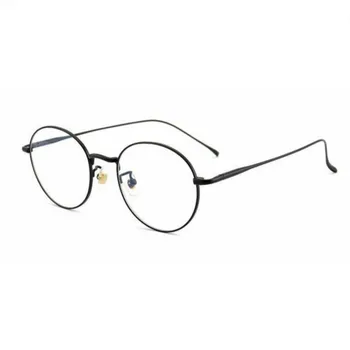 Retro Krog Titana Očala Moških Kratkovidnost Očala Ženske Spektakel Okvir Recept Računalnik Očala Oculos De Grau 1640