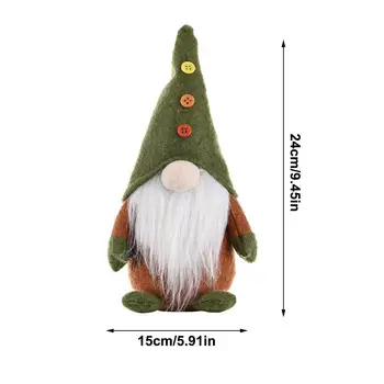 Božič Brezosebna Gnome Plišastih Lutka Božič Visi Drevo Ornament 2021 Novo Leto, Santa Gnome Figur Darilo Božični Okraski