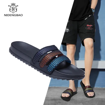 2020 Nov Prihod Copate Moške Poletne Mode Outdoor Moški Čevlji Udobno Mehko Flip Flops Osebnost Kul Plaži Čevlji Strani