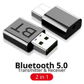 Cewaal Bluetooth 5.0 Avdio Sprejemnik Oddajnik Mini Stereo Bluetooth AUX RCA, USB, 3.5 mm Jack Za TV PC Komplet Brezžični Adapter