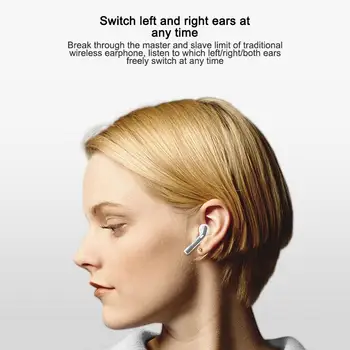 H17T TWS Čepkov Bluetooth Slušalke 5.0 Hi-fi Zvok Res Brezžične Slušalke za telefon bluetooth univerzalni