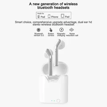 H17T TWS Čepkov Bluetooth Slušalke 5.0 Hi-fi Zvok Res Brezžične Slušalke za telefon bluetooth univerzalni