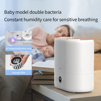 NOVO DEERMA vlažilnik gospodinjski vlaženja zraka baby je primeren za tiho mater in otroka sterilizacijo vlažilnik DEM-ST636