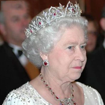 HIMSTORY Evropske British Royal Queen Lase Krono Tiara Nosorogovo svate Krono Pribor za Lase naglavni del