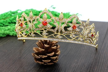 HIMSTORY Evropske British Royal Queen Lase Krono Tiara Nosorogovo svate Krono Pribor za Lase naglavni del