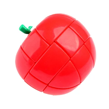 YongJun YJ 3x3x3 Rdeče Jabolko Slog Čudno obliko Uganke Čarobne Kocke Za Otroke Otrok Nemoteno Izobraževalne Igrače, Hitrost Cubo Magico