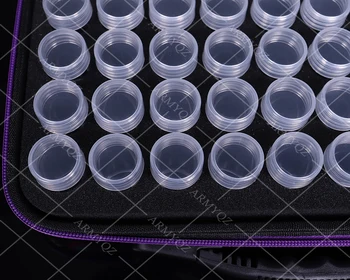 Nov 60 steklenic diamond slikarstvo pribor posoda za shranjevanje vrečko polje kovček 5D metulj diamond vezenje orodje torbici