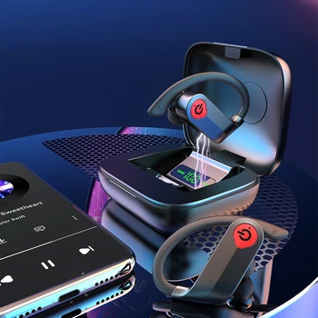 Arikasen Bluetooth Slušalke Led Zaslon 10H Brezžične Slušalke TWS Stereo slušalke Nepremočljiva šumov čepkov Z Mic