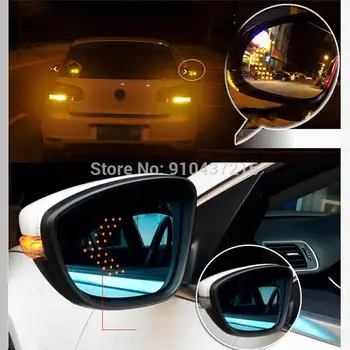 Za Honda Vezel XRV SSF-2020 Demist Avto Rearview Mirror Glare Dokaz Modra Očala Led Lučka Ogrevano obrnite singleLarge ogled