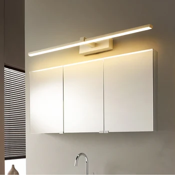 Sodobni LED Ogledalo Luči 0,4 M~1,2 M stenske svetilke, Kopalnica, spalnica vzglavja steno rov lampe deco Anti-fog espelho banheiro