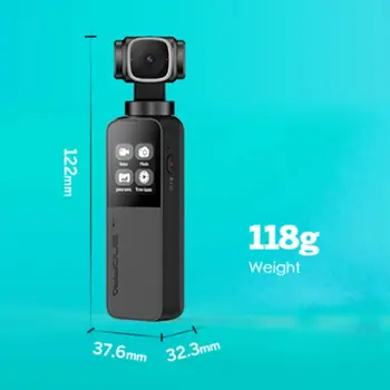 Snoppa Vmate 3-Osni Ročni Gimbal 4K Fotoaparat 200Mbps Visoko Bitno Video Snemanje 118g Mikrofon WiFi 90° Objektiv rotacije VS Fimi