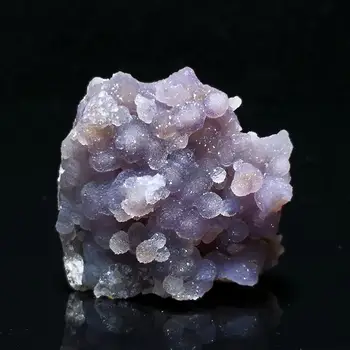 Naravno Vijolično Agate Mineralni Kristali Osebkov Obliki Indonezija A3-1