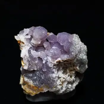 Naravno Vijolično Agate Mineralni Kristali Osebkov Obliki Indonezija A3-1