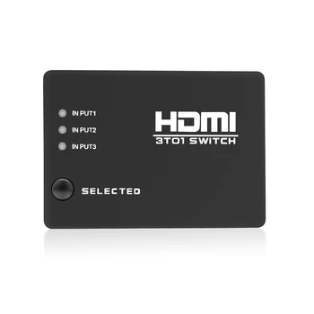 1080P 3D Učinek HDMI Spojnik Stikala za Adapter 3 zaslon zaslon HDMI Splitter z Ir nadzor za PC, XBOX 360 PS3 PS4