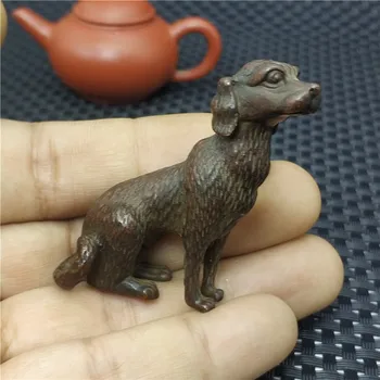 Čisti baker nebesno živali kip pes, kuža, trdna gatekeeper psa doma dodatki, okraski, darila Feng Shui bronasto skulpturo
