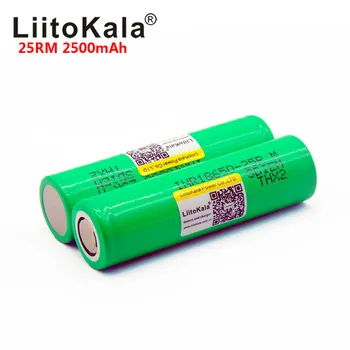 2019 Liitokala Original 18650 2500mah baterije INR1865025R 20A razrešnice litijeve baterije, elektronske cigarete Batte