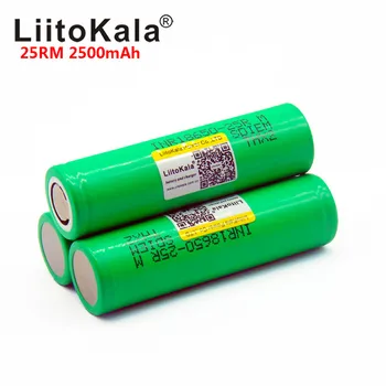 2019 Liitokala Original 18650 2500mah baterije INR1865025R 20A razrešnice litijeve baterije, elektronske cigarete Batte