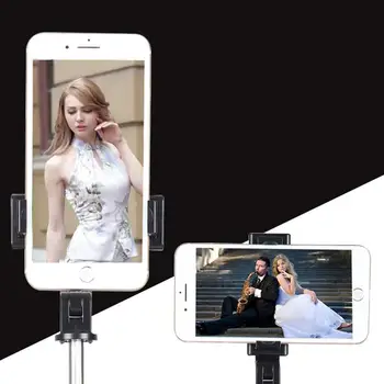 Broodio 3 v 1 Brezžična tehnologija Bluetooth Selfie Stick Mini Stojalo Podaljša Monopod Univerzalno Za iPhone 11 Za Samsung S10 Huawei P30