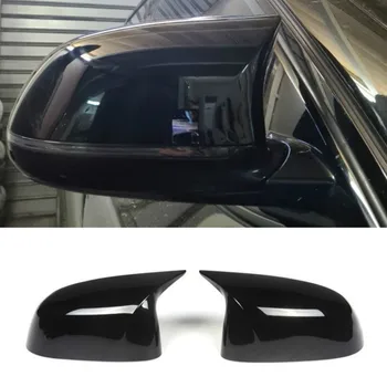 2 Kos Sijajni Črnega Kritje Auto Rearview Mirror Skp Zajema Blind Spot Ogledalo Primerna za BMW-2018 F15 X5 & F16 X6 F26 X4 X3 F25
