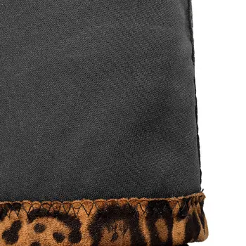 QUTAA 2020 Kopita, Pete Nad Kolena Čevlji Konicami Prstov Ženske Škornji Leopard Stretch Antilop Zime, Sredi Tele Škornje Velikosti 34-43