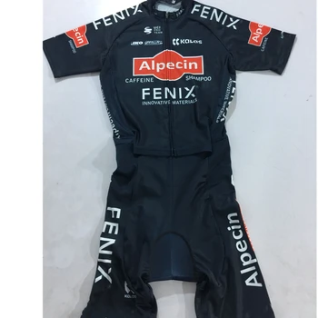 Poletje 2020 Alpecin FENIX moške kratke rokav pro team racing cycing prvak skinsuit pro gel blazinico ciclismo jumpsuit tri obleko