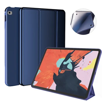 DOWSWIN Primeru Za Nov iPad z 9.7 2018 2017 TPU Usnjena torbica Mehka Silikonska Cover za iPad 2018 Smart Primeru 9.7 Palčni A1822 A1893