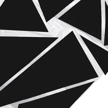 200x60cm Mat Črni Trikotniki Strani Avto Nalepke, Prikrivanje, Vinilne Nalepke Strani Telesa Nalepke DIY Dekoracijo Univerzalni