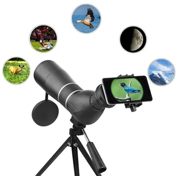 15-45x60 Oko Zoom Vizijo Barlow leča Nepremočljiva HD Zoom Madeži Področje Teleskop Profesionalni Daljnogled Turizm Catalejo