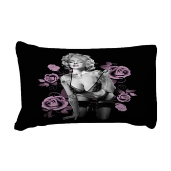 Seksi 3d Marilyn Monroe Posteljnina nabor Rjuhe Kritje Postelja Twin Set kraljica kralj velikost domačega tekstilnega