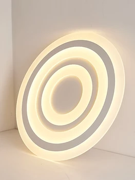 PADN LED Stropna Svetilka Ultra-Tanek, Preprost Krog Zaščito za Oči Zaprtih Viseče Luči Za dnevno Sobo, Jedilnico Študija Spalnica Sodobne