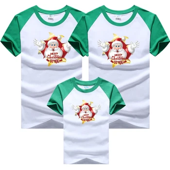 2020 Božič Družinski Oblačila Oče, Mama, Otroci Baby Preplete T shirt Božič Mamica in Mi Oblačila Družino Ujemanje Oblačila Obleko