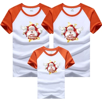 2020 Božič Družinski Oblačila Oče, Mama, Otroci Baby Preplete T shirt Božič Mamica in Mi Oblačila Družino Ujemanje Oblačila Obleko