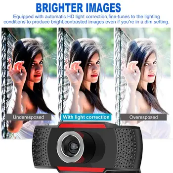 Mini Full Hd Webcam 1080p USB Web Kamero z Visoko ločljivostjo Jasno, Kamere v Živo na Youtube Računalnikov, Webcam