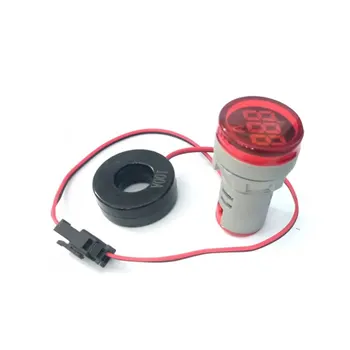 22 mm DIY Mini Digitalni Voltmeter AC 50-500V Voltov Napetosti Tester Meter Zaslon Power LED Indikator Pilotni Žarnica Svetlobo Zaslona